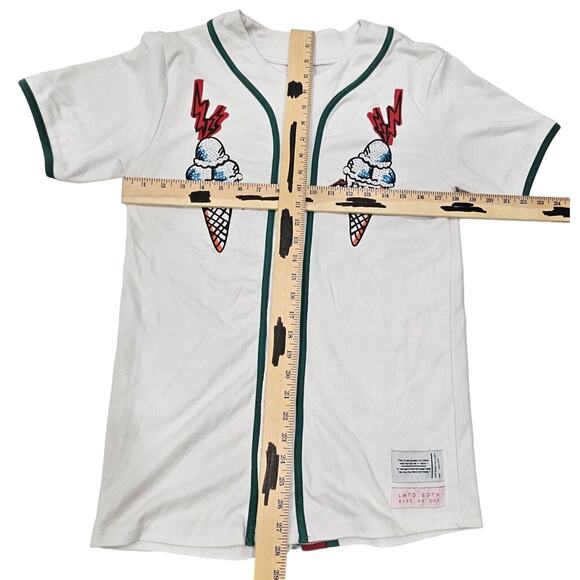 Adult Medium - Rise as 1NE Limited Edition Wizop - Cartoon Jersey Button Tee - Picture 4 of 16